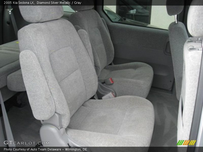 Diamond Silver Metallic / Gray 2005 Kia Sedona LX