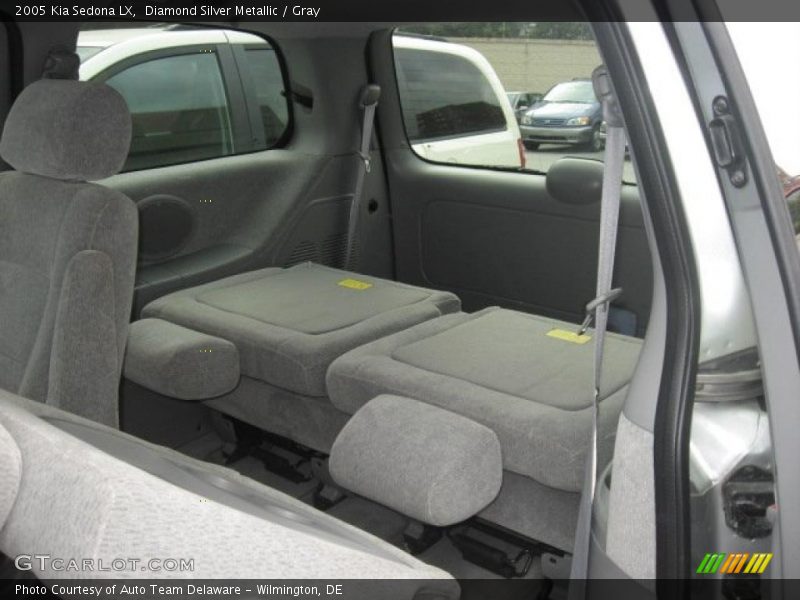 Diamond Silver Metallic / Gray 2005 Kia Sedona LX