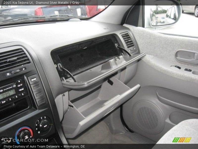 Diamond Silver Metallic / Gray 2005 Kia Sedona LX