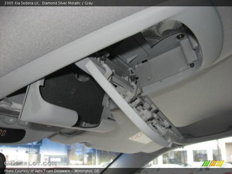 Diamond Silver Metallic / Gray 2005 Kia Sedona LX