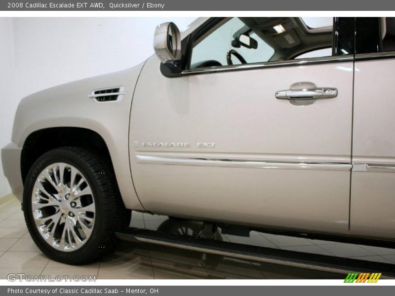 Quicksilver / Ebony 2008 Cadillac Escalade EXT AWD
