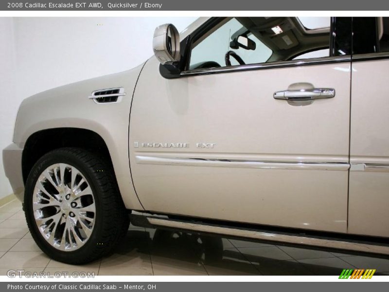 Quicksilver / Ebony 2008 Cadillac Escalade EXT AWD