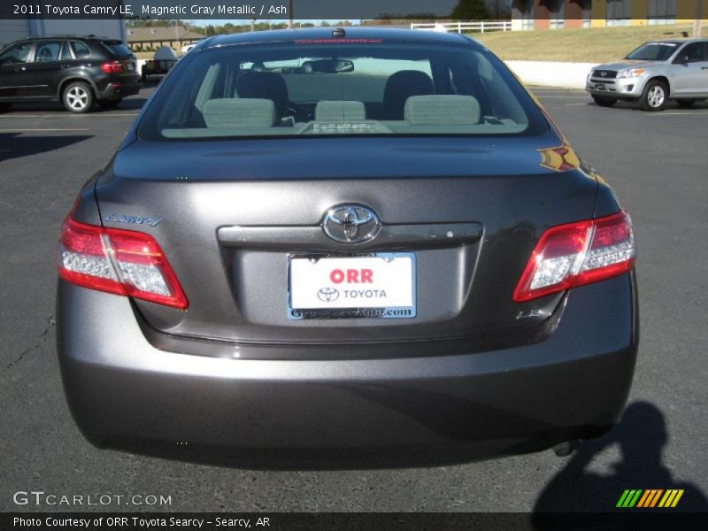 Magnetic Gray Metallic / Ash 2011 Toyota Camry LE