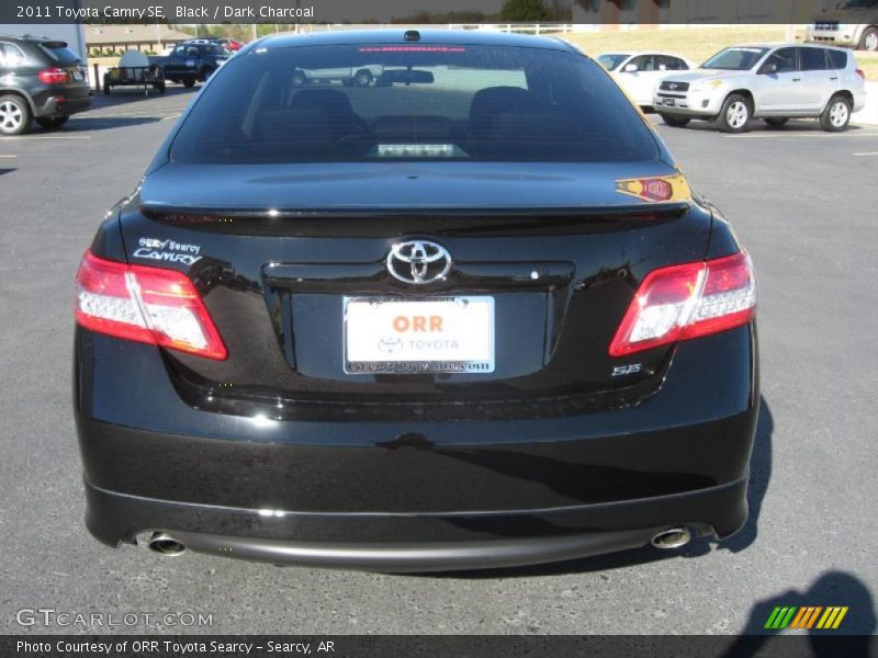 Black / Dark Charcoal 2011 Toyota Camry SE