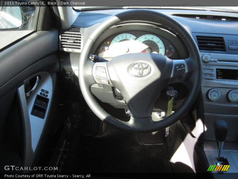 Black / Dark Charcoal 2011 Toyota Camry SE