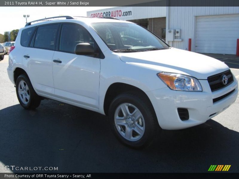 Super White / Sand Beige 2011 Toyota RAV4 I4