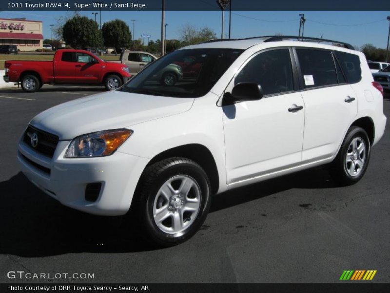Super White / Sand Beige 2011 Toyota RAV4 I4