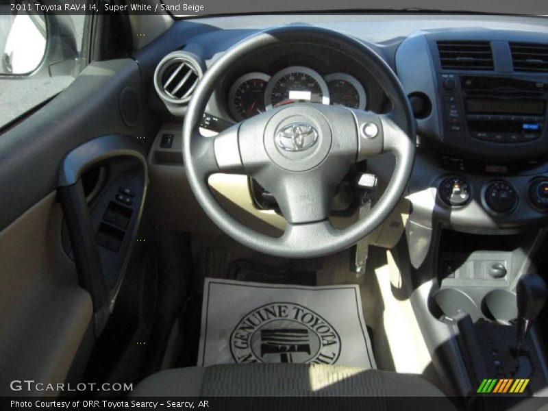 Super White / Sand Beige 2011 Toyota RAV4 I4