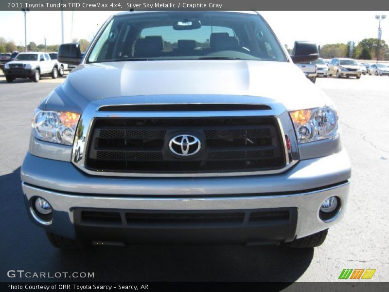 Silver Sky Metallic / Graphite Gray 2011 Toyota Tundra TRD CrewMax 4x4