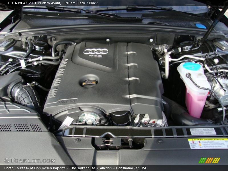 2011 A4 2.0T quattro Avant Engine - 2.0 Liter FSI Turbocharged DOHC 16-Valve VVT 4 Cylinder