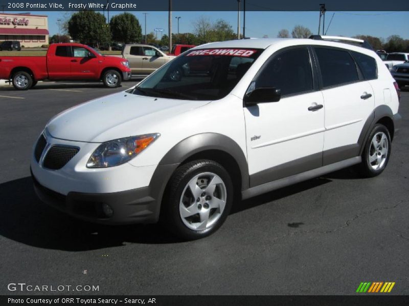 Frosty White / Graphite 2008 Pontiac Vibe