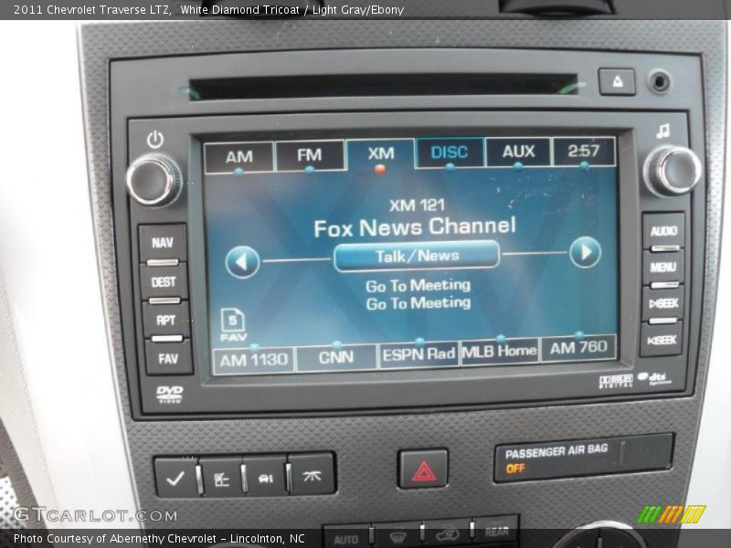Controls of 2011 Traverse LTZ