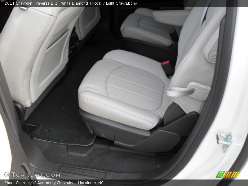White Diamond Tricoat / Light Gray/Ebony 2011 Chevrolet Traverse LTZ