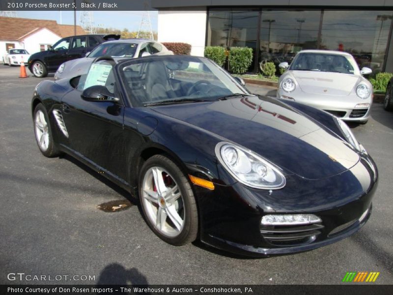 Black / Black 2010 Porsche Boxster S