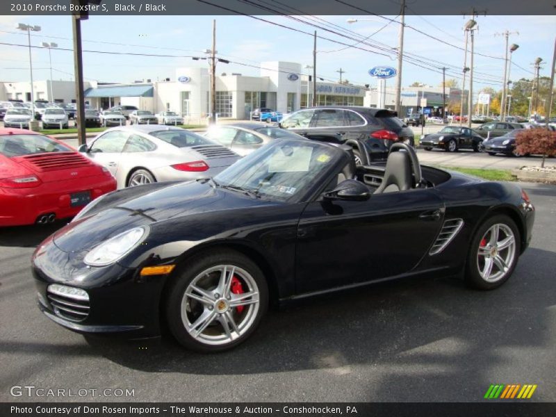 Black / Black 2010 Porsche Boxster S