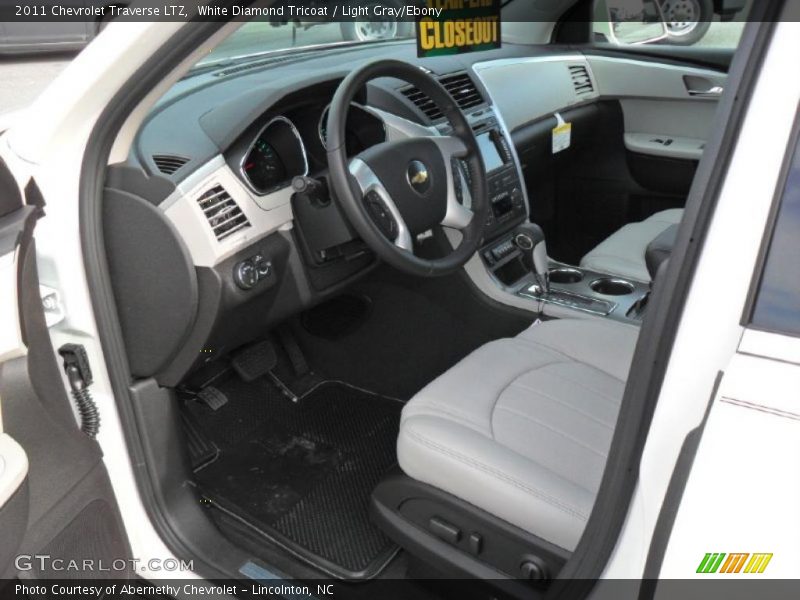 Light Gray/Ebony Interior - 2011 Traverse LTZ 