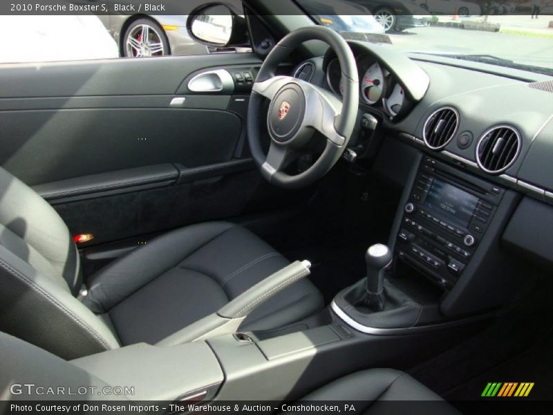  2010 Boxster S Black Interior