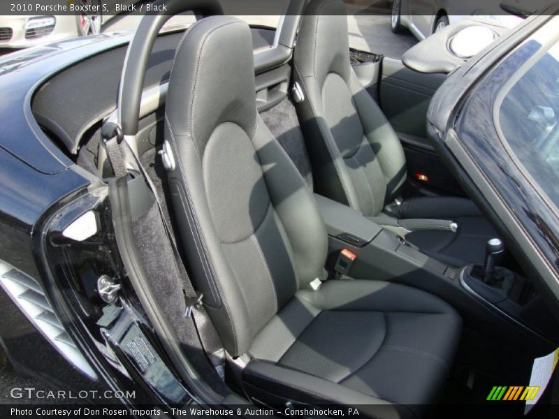  2010 Boxster S Black Interior