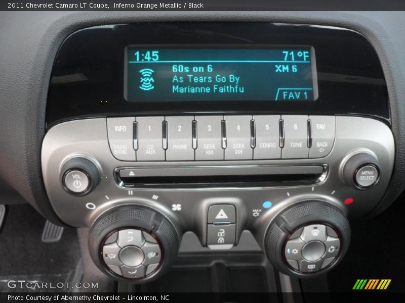 Inferno Orange Metallic / Black 2011 Chevrolet Camaro LT Coupe