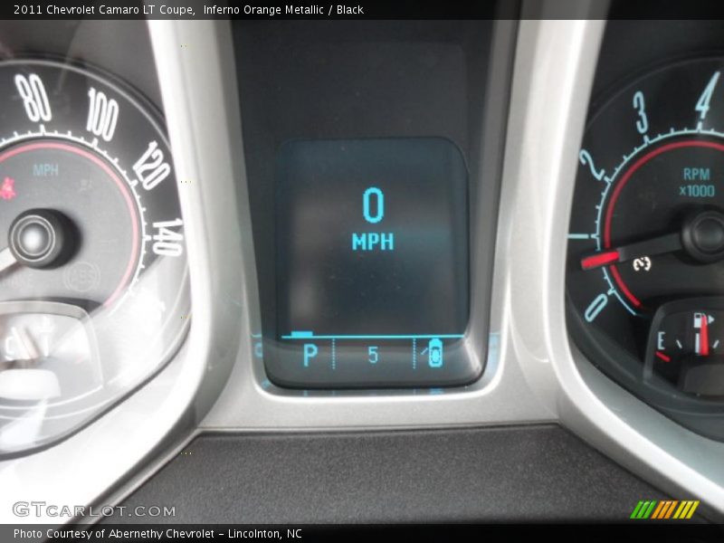 Inferno Orange Metallic / Black 2011 Chevrolet Camaro LT Coupe