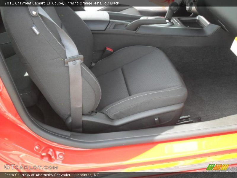 Inferno Orange Metallic / Black 2011 Chevrolet Camaro LT Coupe