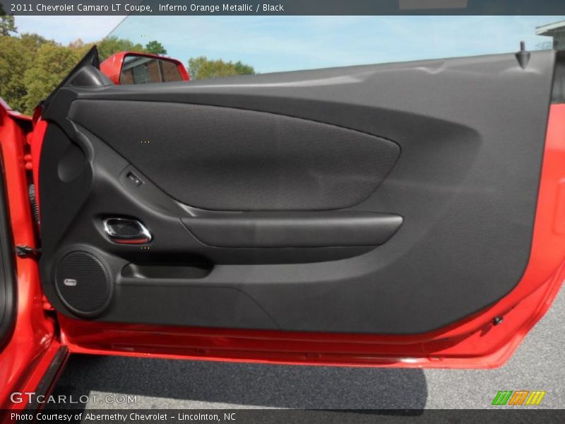Inferno Orange Metallic / Black 2011 Chevrolet Camaro LT Coupe