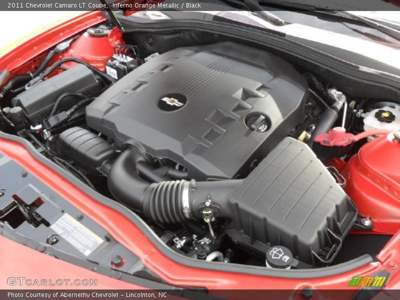 Inferno Orange Metallic / Black 2011 Chevrolet Camaro LT Coupe