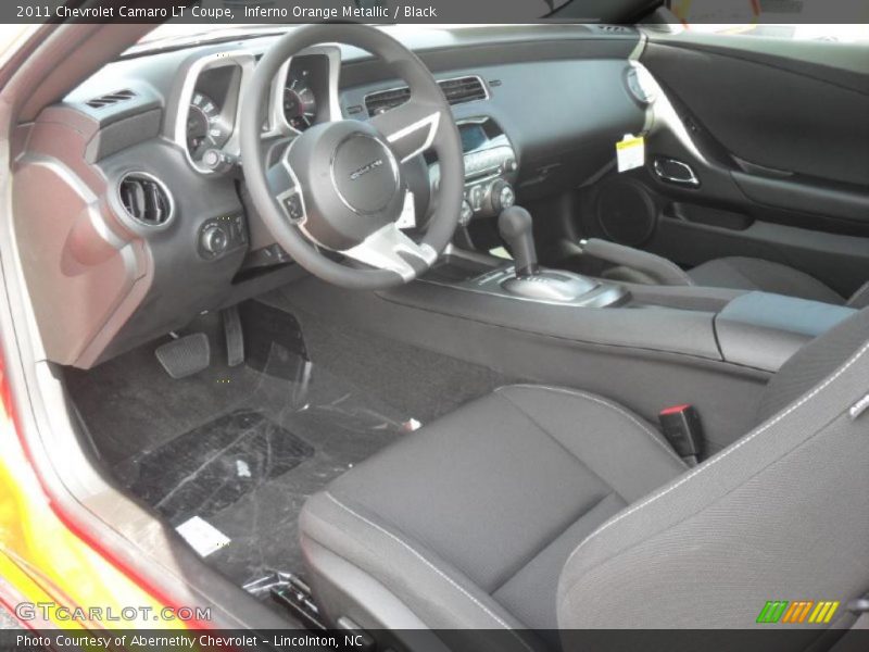 Inferno Orange Metallic / Black 2011 Chevrolet Camaro LT Coupe