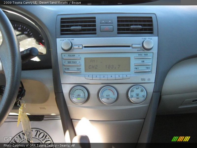 Desert Sand Metallic / Bisque 2009 Toyota Camry LE