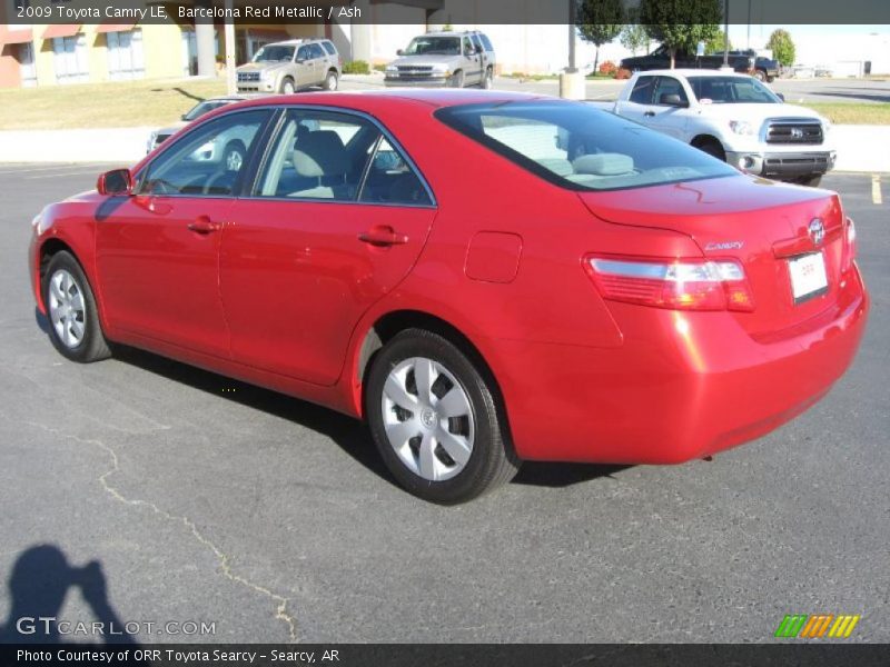 Barcelona Red Metallic / Ash 2009 Toyota Camry LE