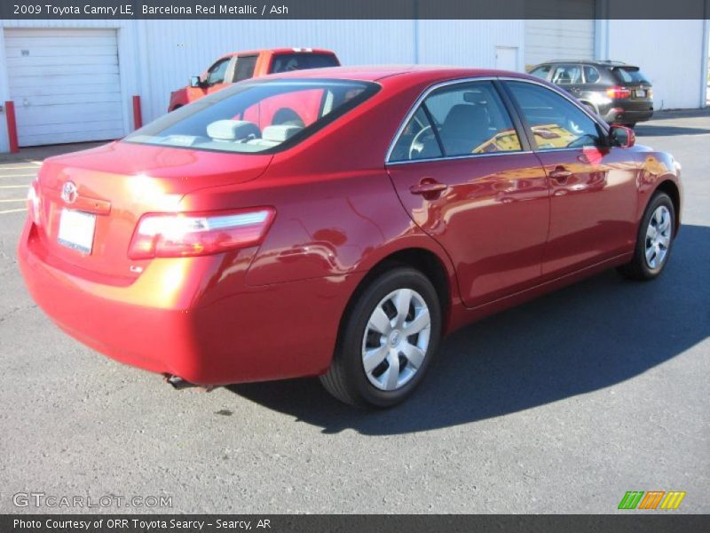 Barcelona Red Metallic / Ash 2009 Toyota Camry LE