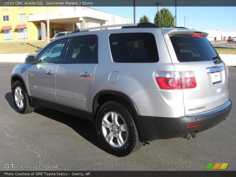 Quicksilver Metallic / Ebony 2010 GMC Acadia SLE