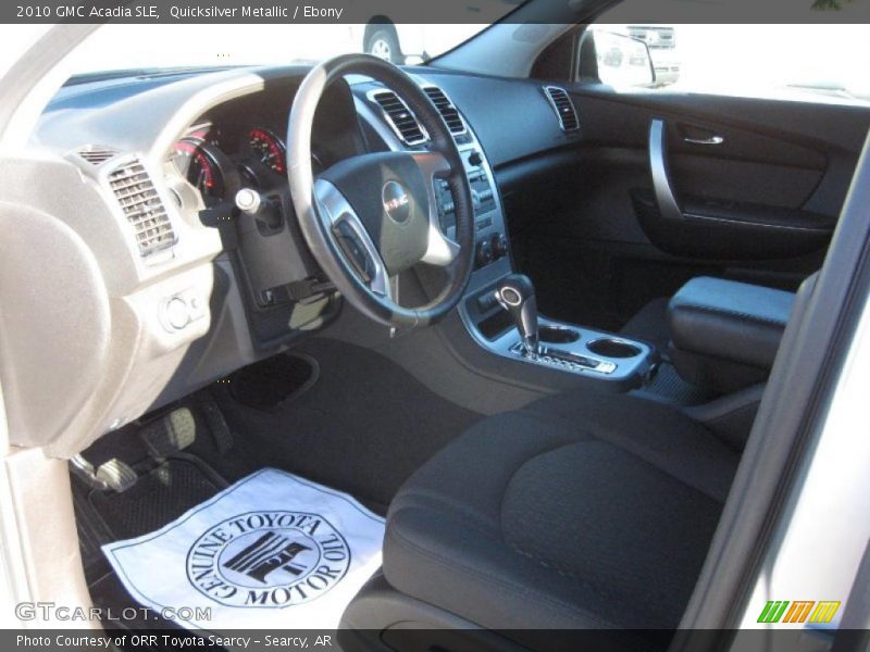 Quicksilver Metallic / Ebony 2010 GMC Acadia SLE