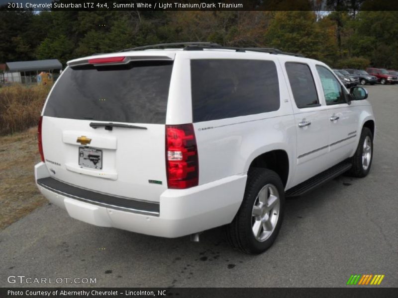 Summit White / Light Titanium/Dark Titanium 2011 Chevrolet Suburban LTZ 4x4