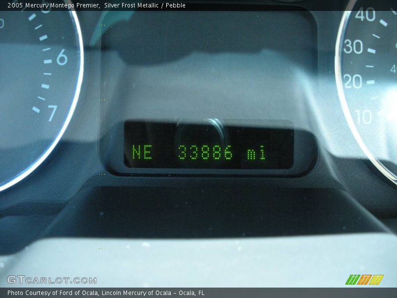 Silver Frost Metallic / Pebble 2005 Mercury Montego Premier