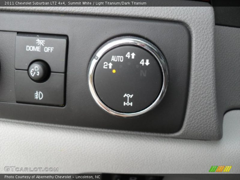 Controls of 2011 Suburban LTZ 4x4