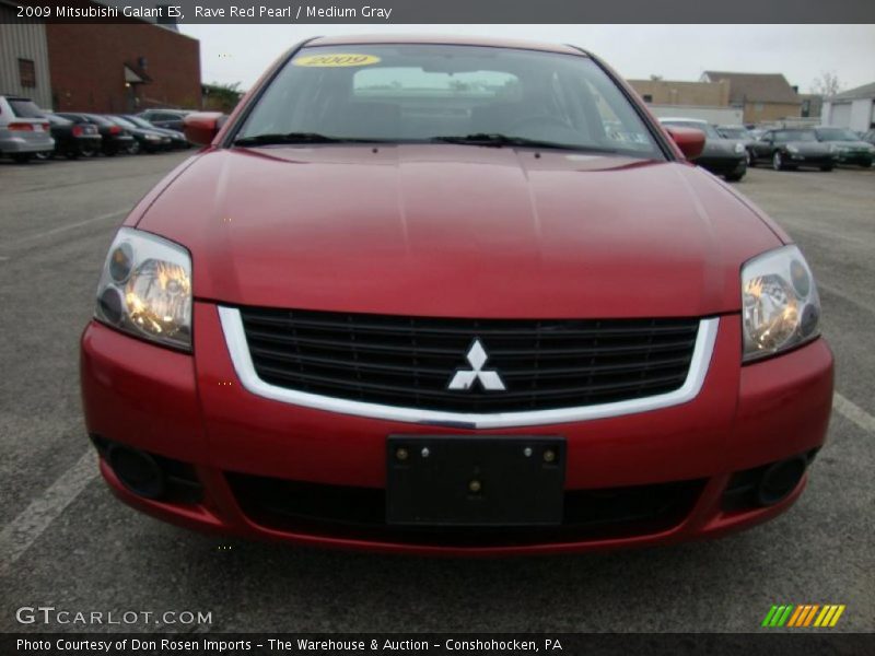 Rave Red Pearl / Medium Gray 2009 Mitsubishi Galant ES