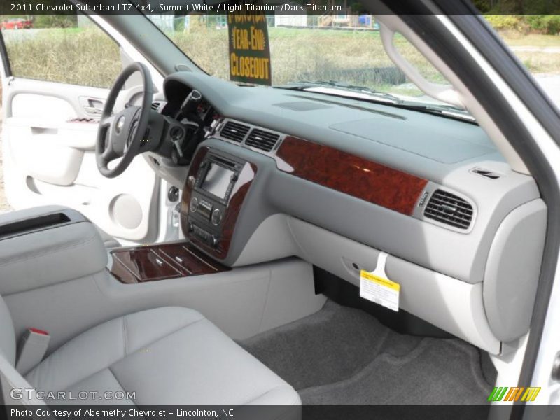 Summit White / Light Titanium/Dark Titanium 2011 Chevrolet Suburban LTZ 4x4