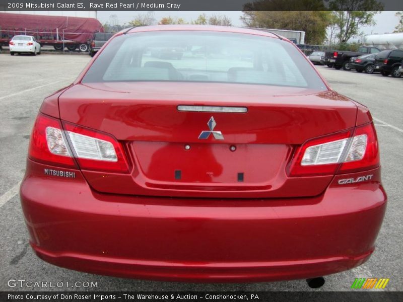 Rave Red Pearl / Medium Gray 2009 Mitsubishi Galant ES