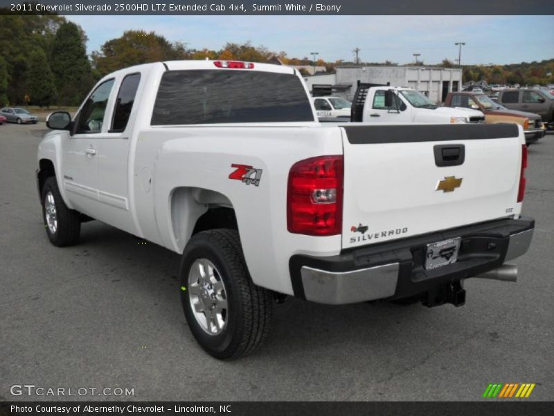 Summit White / Ebony 2011 Chevrolet Silverado 2500HD LTZ Extended Cab 4x4