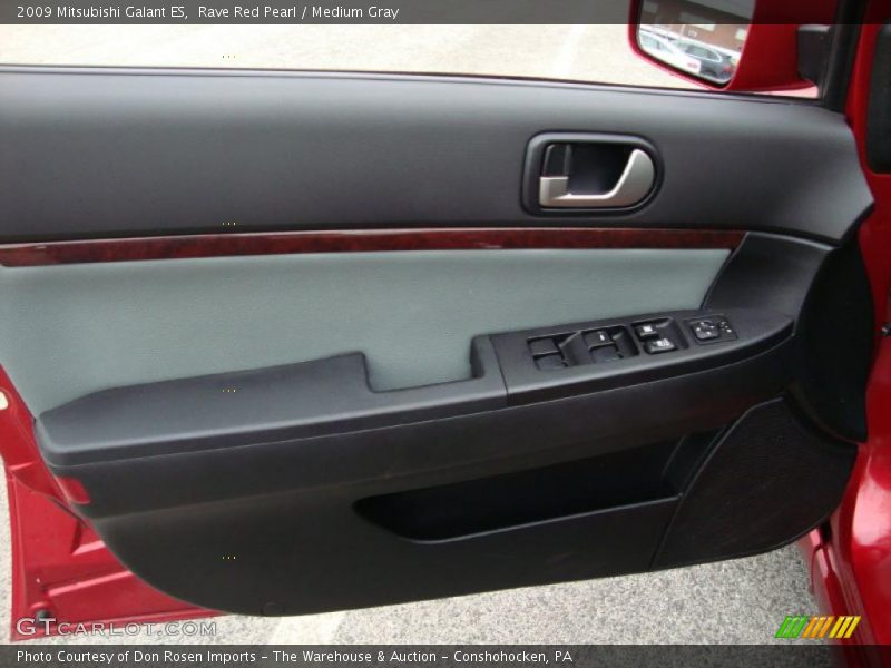 Rave Red Pearl / Medium Gray 2009 Mitsubishi Galant ES