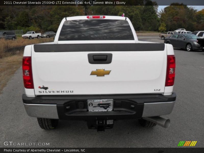 Summit White / Ebony 2011 Chevrolet Silverado 2500HD LTZ Extended Cab 4x4