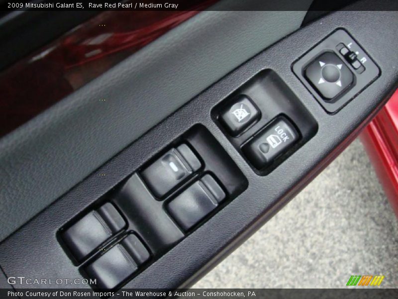 Rave Red Pearl / Medium Gray 2009 Mitsubishi Galant ES