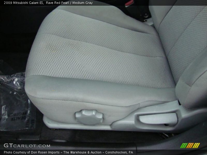 Rave Red Pearl / Medium Gray 2009 Mitsubishi Galant ES