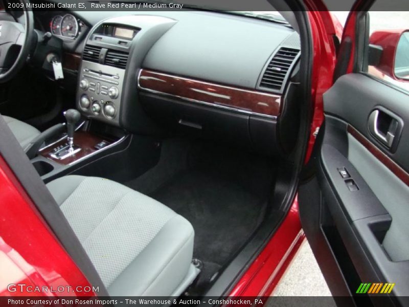 Rave Red Pearl / Medium Gray 2009 Mitsubishi Galant ES