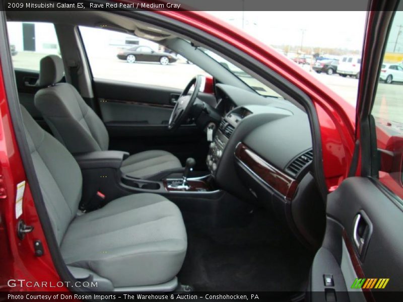 Rave Red Pearl / Medium Gray 2009 Mitsubishi Galant ES