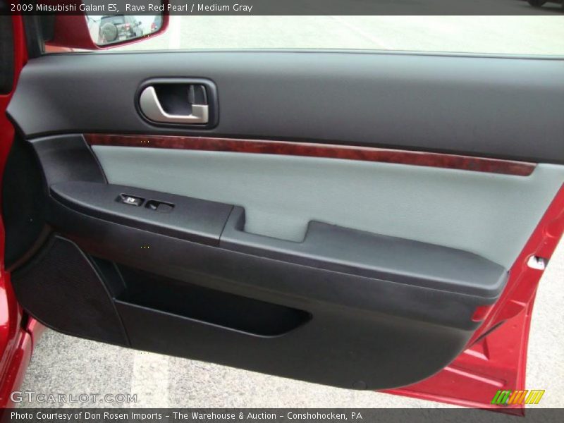 Rave Red Pearl / Medium Gray 2009 Mitsubishi Galant ES