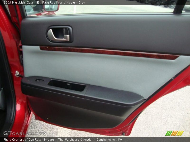 Rave Red Pearl / Medium Gray 2009 Mitsubishi Galant ES