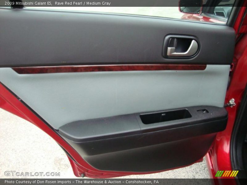 Rave Red Pearl / Medium Gray 2009 Mitsubishi Galant ES