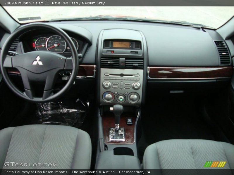 Rave Red Pearl / Medium Gray 2009 Mitsubishi Galant ES